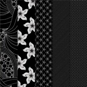 Digital Papers - Black & White 12x1..