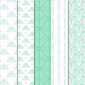 Digital Papers - Mint Orchid