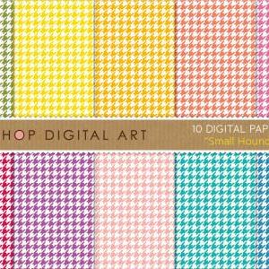 Digital Papers - Small Houndstooth