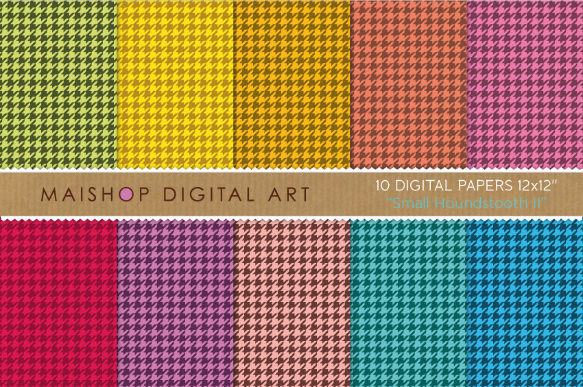 Digital Papers - Small Houndstooth II